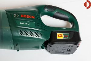 Test Krümelsauger und Werkstattsauger Bosch Pas 18li