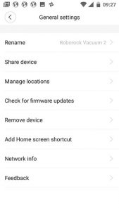 Screenshot-Xiaomi-Roborock-Einstellungen