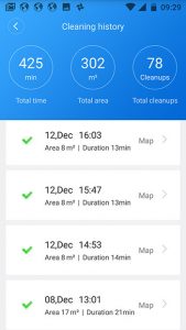 Screenshot-Xiaomi-Roborock-Reinigungsprotokoll