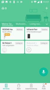 xiaomi-app-Xiaomi-ROIDMI-F8-Test-hauptscreen