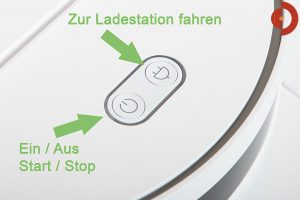 360-Robot-Vacuum-Cleaner-Test-Tasten