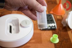 360-S6-Robot-Vacuum-Cleaner-Test-Laeufer-Saugergebnis