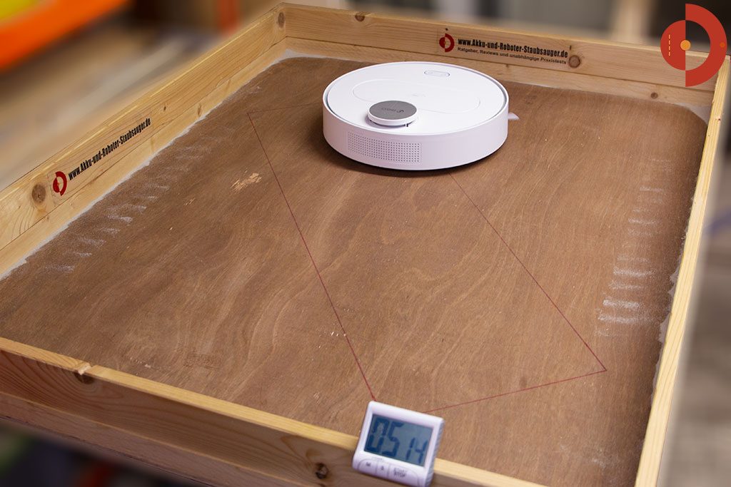 360-S6-Robot-Vacuum-Cleaner-Test-Randtest-Quarzsand