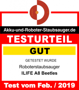 Saugroboter Testergebnis ILIFE A8