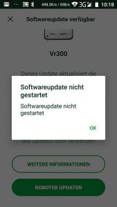 Vorwerk-Kobold-VR300-App-Update-Fehler