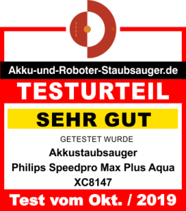 Bewertung-Philips-Speedpro-Max-Plus-Aqua-XC8147-Okt12019