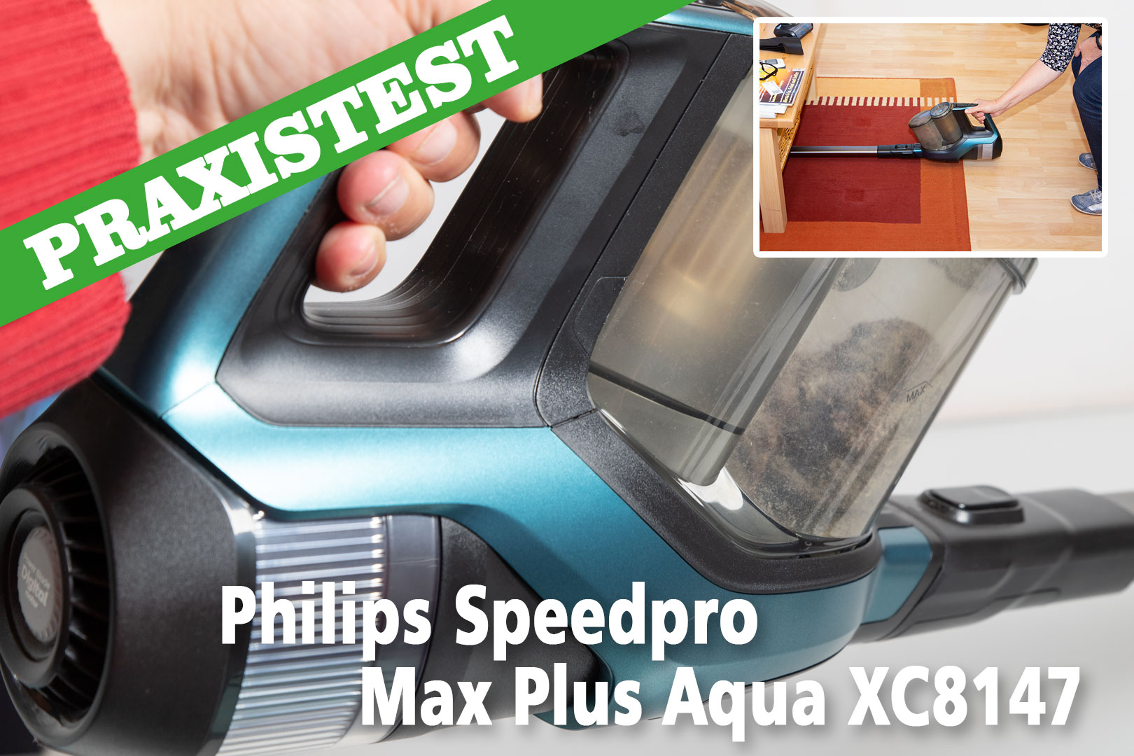 Philips Speedpro Max Plus Aqua XC8147 Test und Vergleich