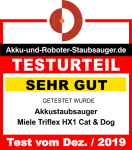 Miele Triflex HX1 Cat Dog Testergebnis