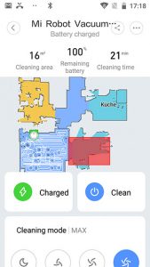 App-Xiaomi-Mi-Robot-1S-Haupscreen-mit-Karte