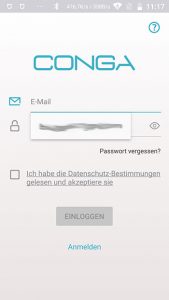 Cecotec-Conga-4090-AppTest-Anmelden