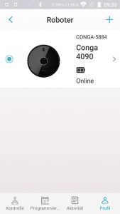 Cecotec-Conga-4090-AppTest-Roboter-hinzufuegen