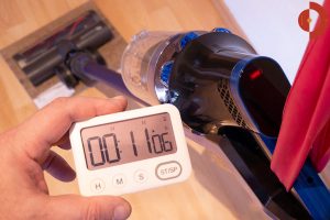 Proscenic-P10-Test-Akku-Staubsauger-Laufzeit-Stufe-Max-4