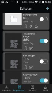 app-cecotec-conga-5090-zeitplan