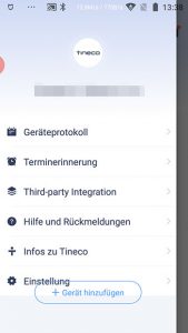App-Waschsauger-Test-Tineco-Floor-One-S3-Menu