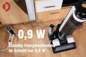 Tineco-Floor-One-S3-Test-Standby-Stromaufnahme