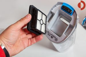 Bissell-CrossWave-Cordless-Test-Vergleich-Schmutzbehaelter-1