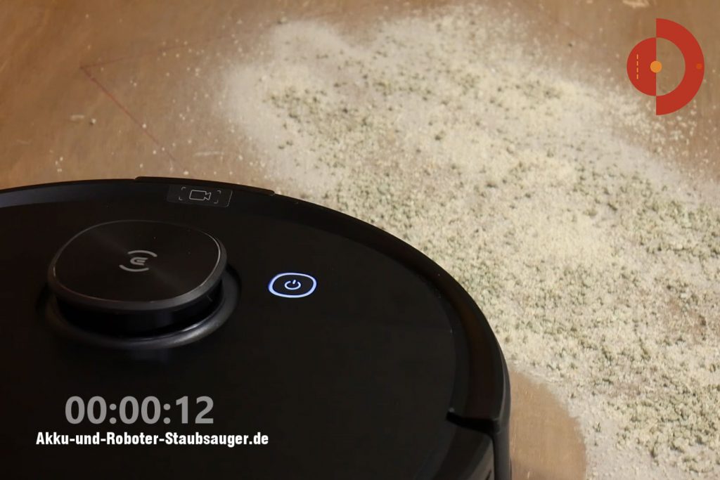Deebot-Ozmo-T8-AIVI-Test-Hartboden-test-Start