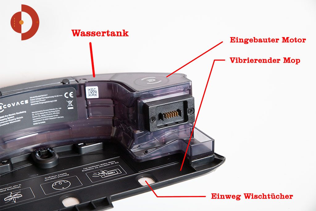 Deebot-Ozmo-T8-AIVI-Test-Saugroboter-Motor-Wischmop-2