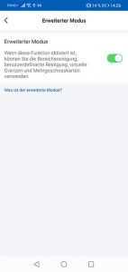 Erweiterter Modus