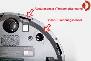 iRobot-Roomba-i7-Plus-Test-Boden-Erkennung-Sensor