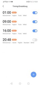 Dreame-D9-App-Bedienung-Timer-Programmierung