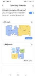 App-Dreame-Bot-L10-Pro-Test-Kartenverwaltung