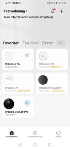 App-Dreame-Bot-L10-Pro-Test-Startscreen