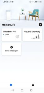 App-Midea-M7-Pro-Test-Startscreen