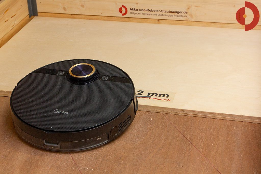 Midea-M7-Pro-Test-Saugroboter-Hoehen-Tuerschwellen-Test