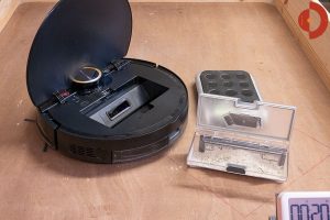 Midea-M7-Pro-Test-Saugroboter-Saugtest-Katzenstreu-2
