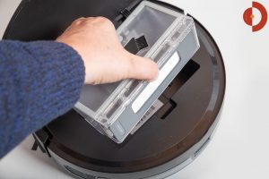 Midea-M7-Pro-Test-Saugroboter-Schmutzfach-2
