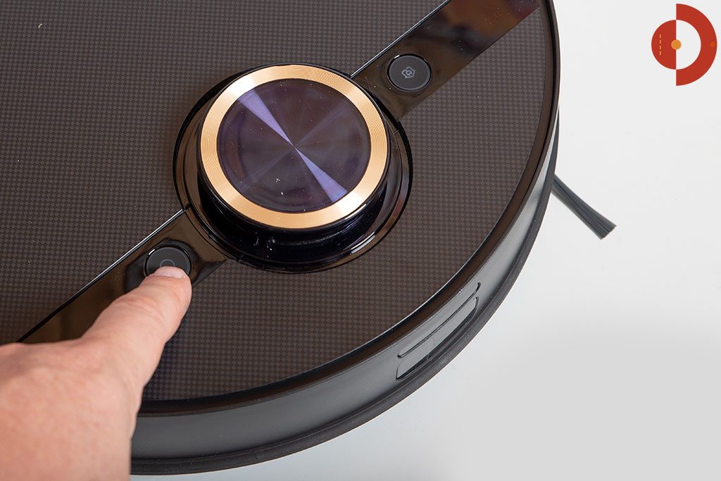 Midea-M7-Pro-Test-Saugroboter-Tasten