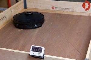 Midea-M7-Pro-Test-Wischroboter-Wasserverteilung-nach-20min