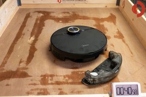 Midea-M7-Pro-Test-Wischroboter-Wasserverteilung-nach-40min