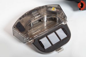 Viomi-S9-Saugroboter-Test-Schmutzbehaelter-geoeffnet
