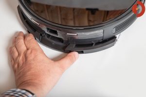 Viomi-S9-Saugroboter-Test-Wischaufsatz-anstecken-2