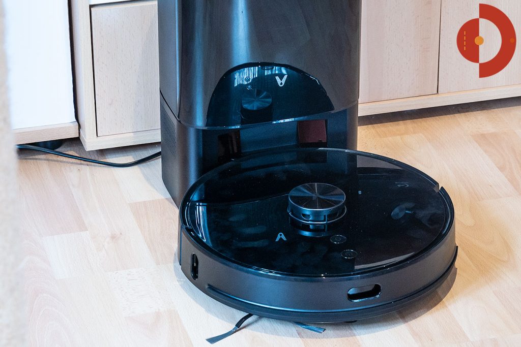 ViomiS9SaugroboterTestWohnraumAbsaugstationgross2 Akku und