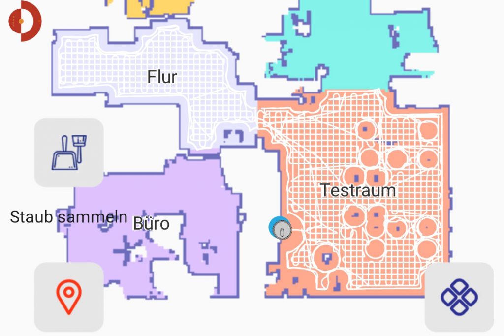 Roidmi-Eve-Plus-Test-Doppelte-Reinigung-Fahrspuren