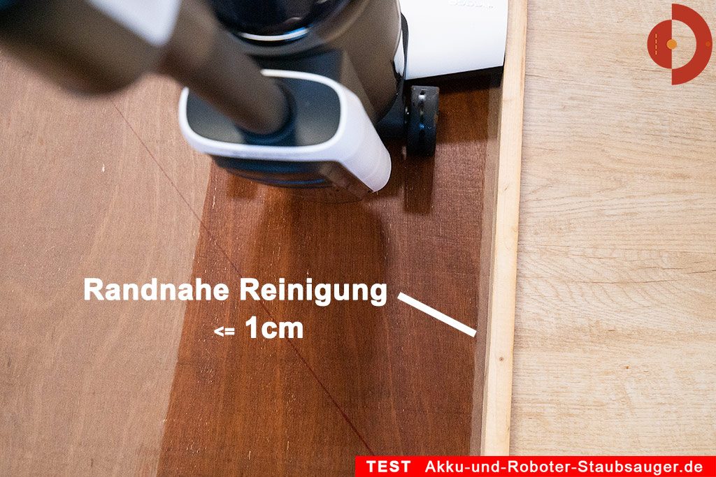 Tineco-Floor-One-S5-Test-Randnahe-Reinigung