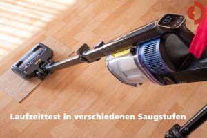 Shark-IZ320EUT-Test-Shark-Akkustaubsauger-Laufzeittest